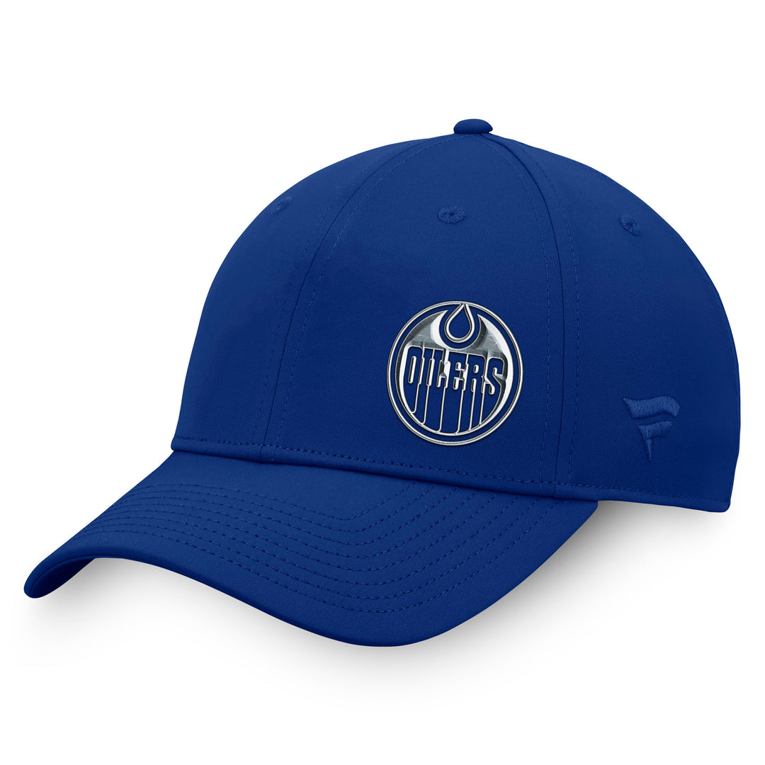 Edmonton Oilers Fanatics Blue Authentic Pro Stretch Snapback Hat