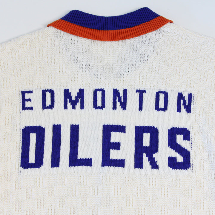 Edmonton Oilers Authmade White Knit Shirt