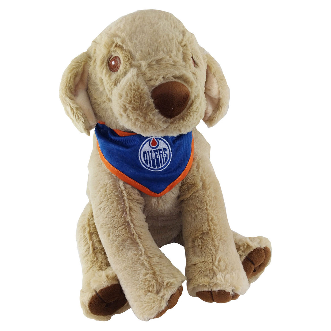 Edmonton Oilers Bandana Puppy Plushie Toy