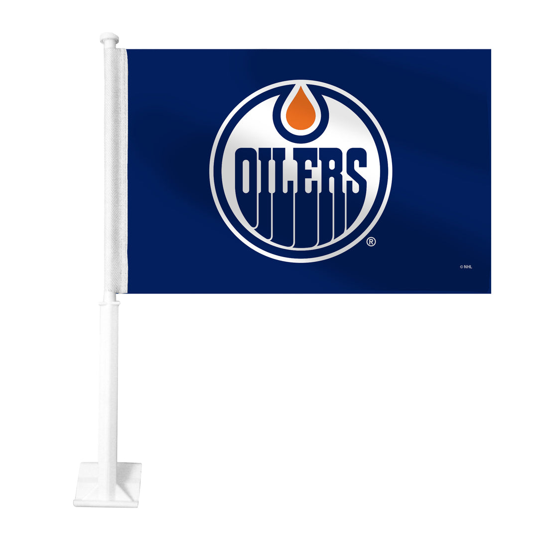 Edmonton Oilers Royal Blue 2-Sided Car Flag