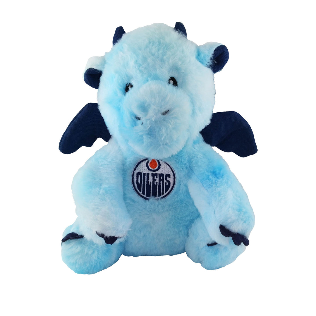 Edmonton Oilers Blue Tie-Dye Dragon Plushie Toy