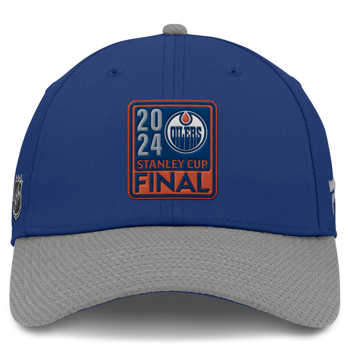 Edmonton Oilers 2024 Stanley Cup Playoffs Stanley Cup Final Locker Room Blue Snapback Hat