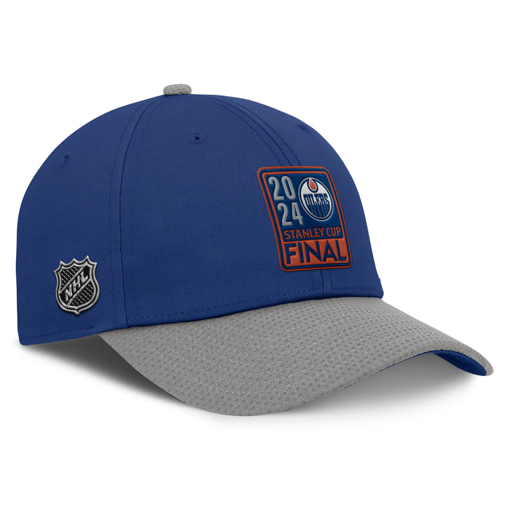 Edmonton Oilers 2024 Stanley Cup Playoffs Stanley Cup Final Locker Room Blue Snapback Hat