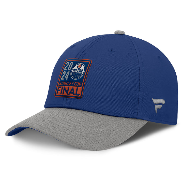 Edmonton Oilers 2024 Stanley Cup Playoffs Stanley Cup Final Locker Room Blue Snapback Hat