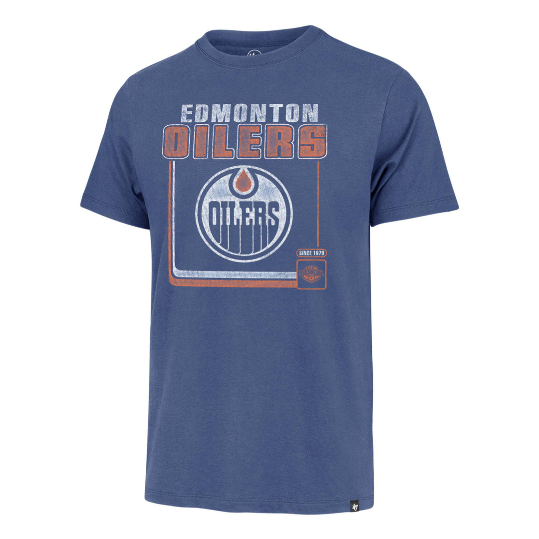 Edmonton Oilers '47 Borderline Franklin Blue T-Shirt