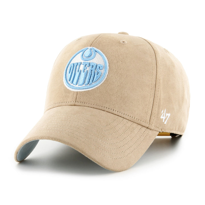 Edmonton Oilers '47 Khaki Suede "Western Conference" MVP Snapback Hat