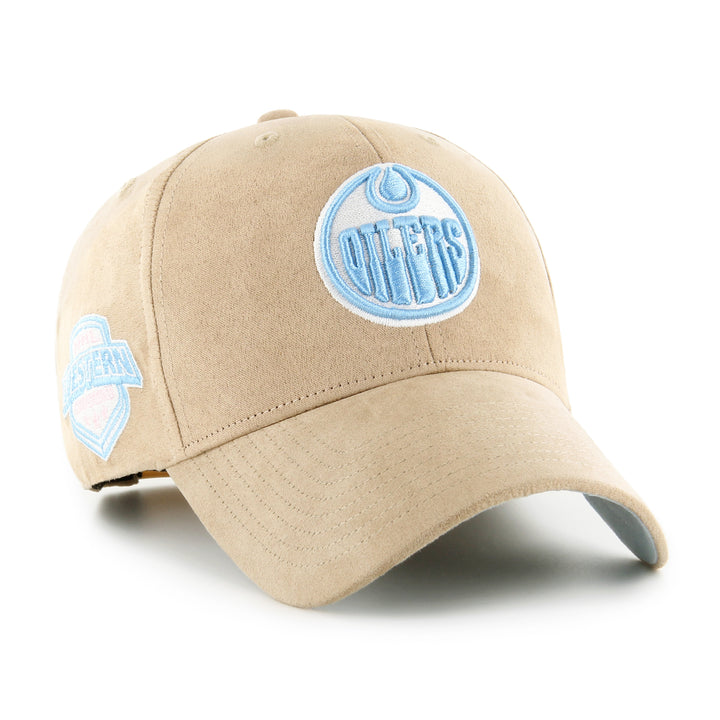 Edmonton Oilers '47 Khaki Suede "Western Conference" MVP Snapback Hat
