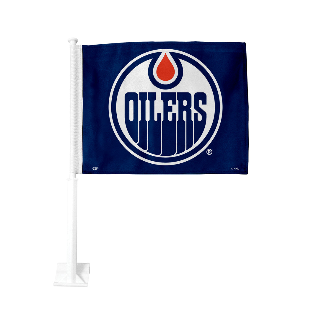 Edmonton Oilers Royal Blue 2-Sided Car Flag