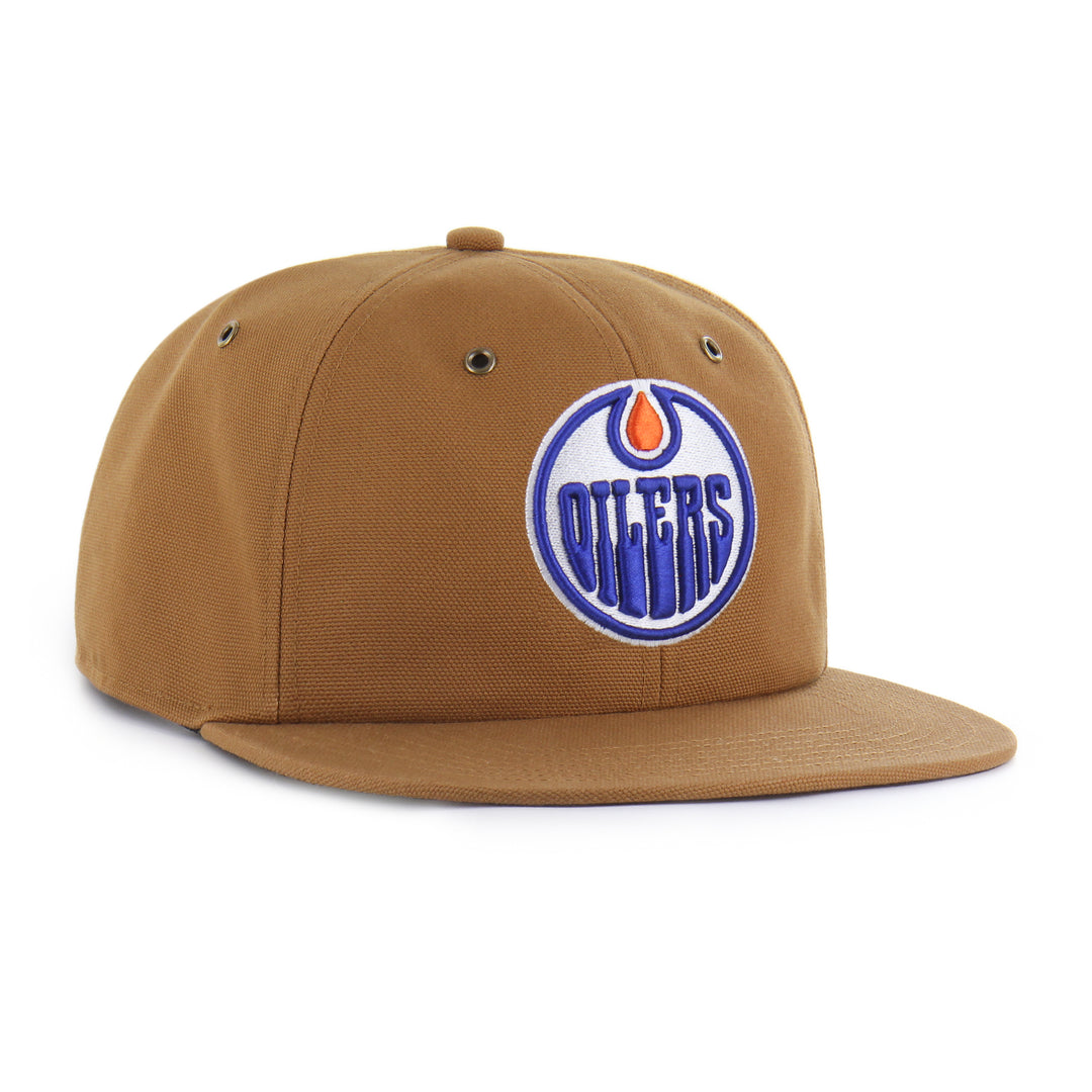 Edmonton Oilers Carhartt '47 Brown Captain Snapback Hat