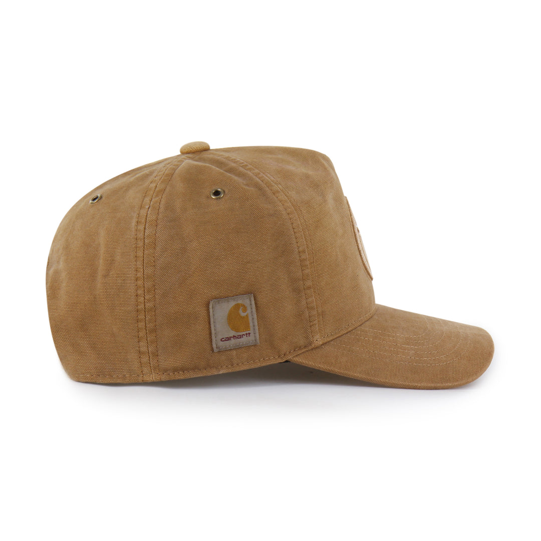 Edmonton Oilers Carhartt '47 Brown Tonal Garment Dyed Hitch Snapback Hat