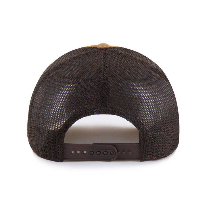 Edmonton Oilers Carhartt '47 Brown Tonal Garment Dyed Trucker Snapback Hat