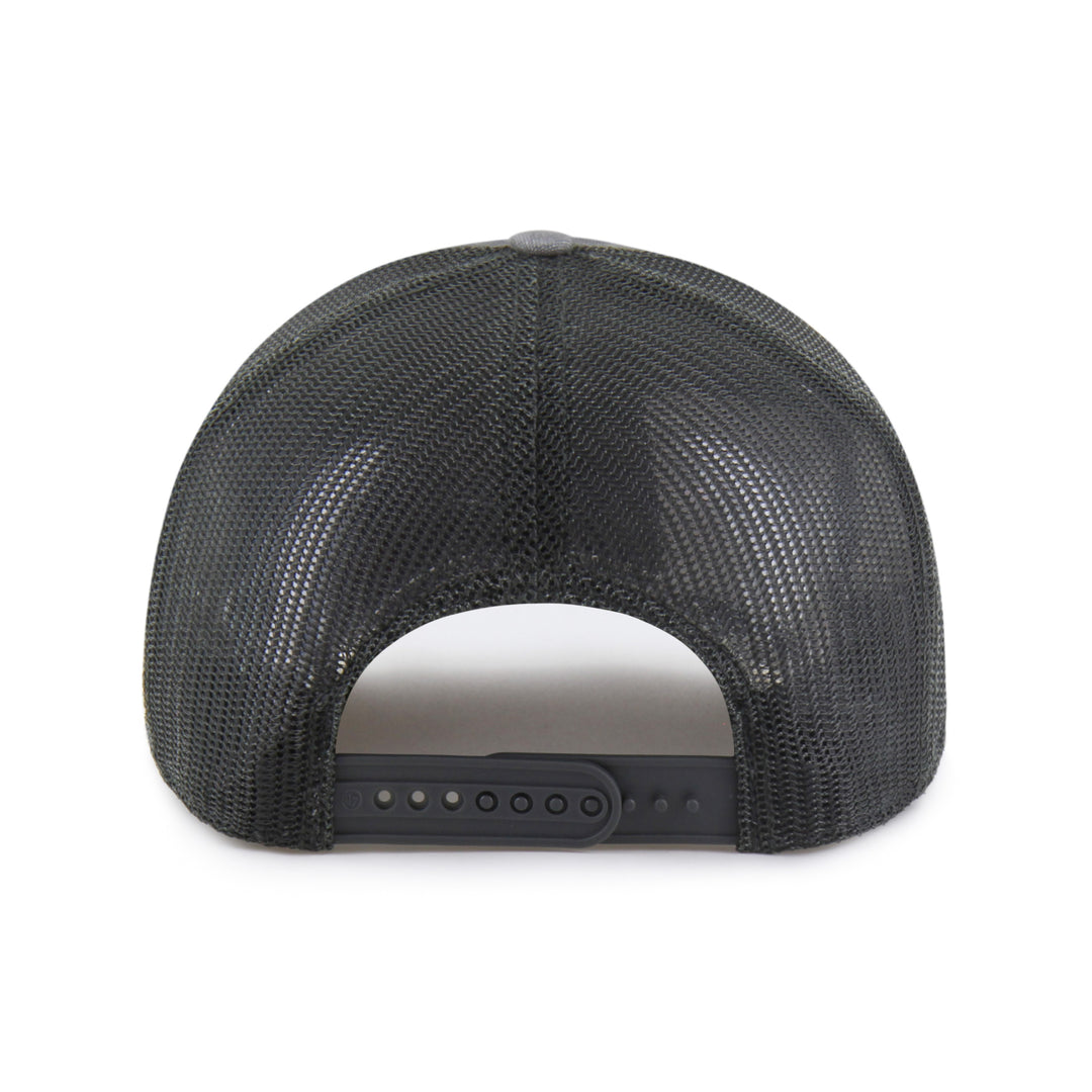 Edmonton Oilers Carhartt '47 Grey Tonal Garment Dyed Trucker Snapback Hat