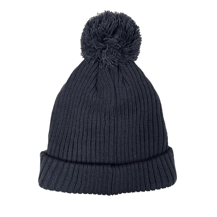 Edmonton Oilers Champion Ribbed Cuffed Knit Navy Toque w/ Pom