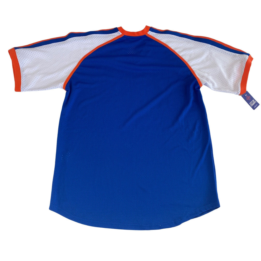 Edmonton Oilers City of Champs Blue Retro Baseball Jersey