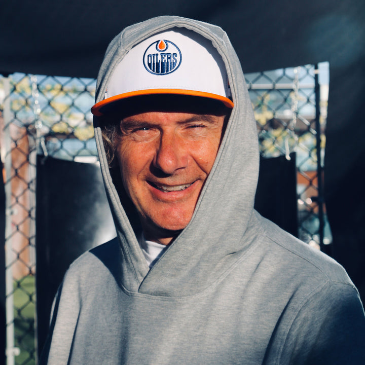 Edmonton Oilers City of Champs White Retro Baseball Snapback Hat