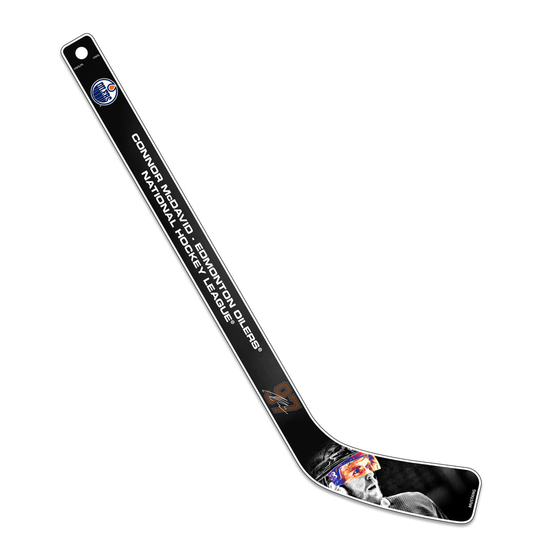 Connor McDavid Edmonton Oilers Neon Mini Stick