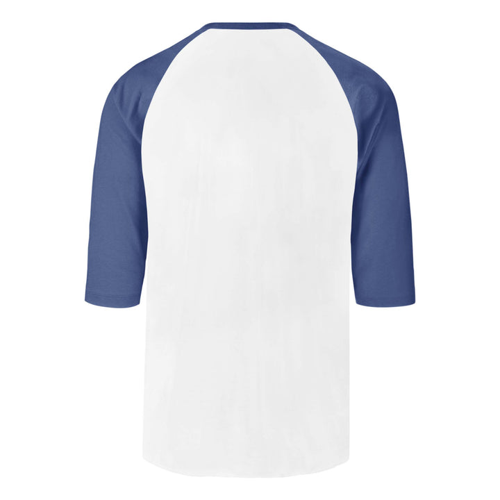 Edmonton Oilers '47 Crescent Raglan White & Blue T-Shirt