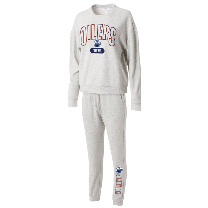 Edmonton Oilers Women's WEAR by Erin Andrews Knitted Lounge Set