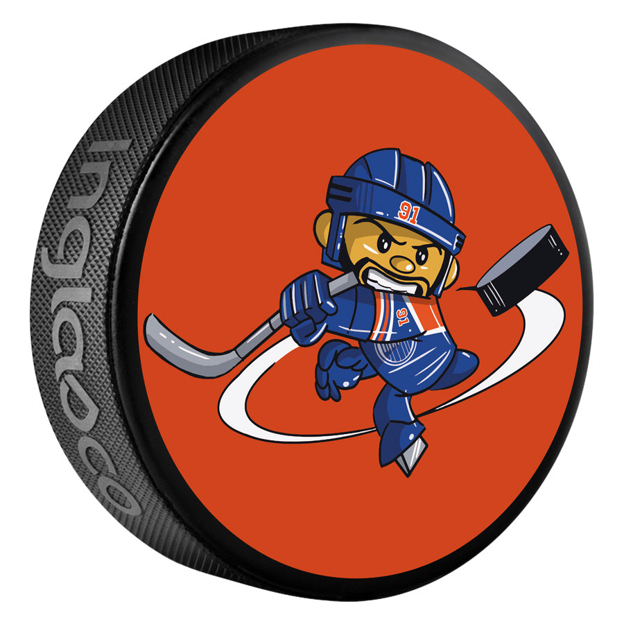 Evander Kane Edmonton Oilers SqueezyMates Puck