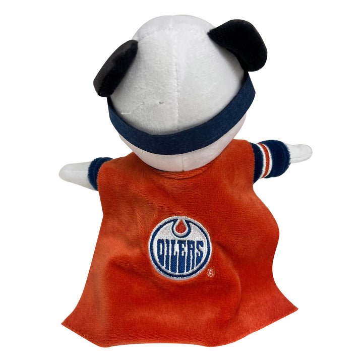 Edmonton Oilers Super Hero Panda Bear Plushie Toy