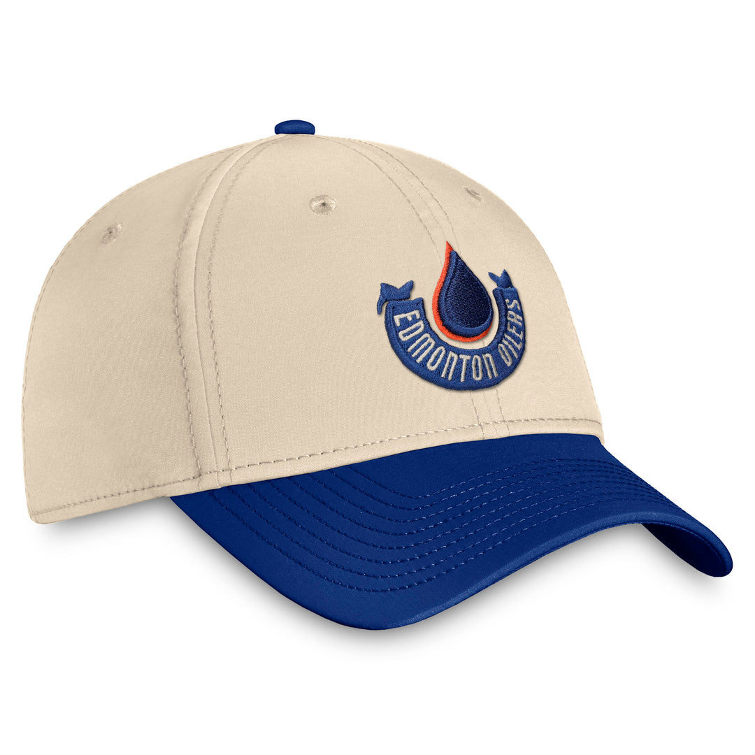 Edmonton Oilers Fanatics 2023 Heritage Classic Team Flex Fit Hat