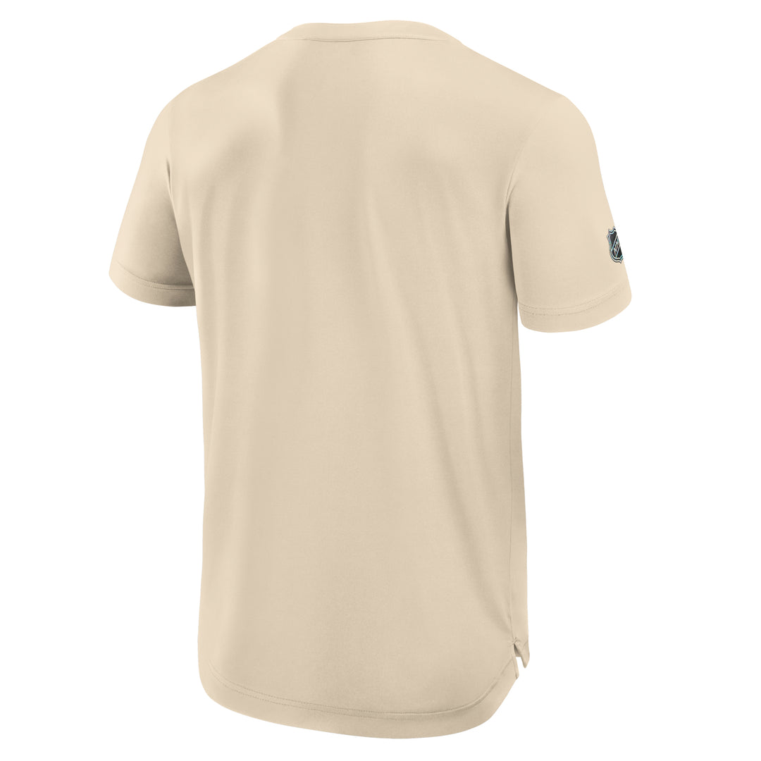 Edmonton Oilers Fanatics Authentic Pro Cream Alternate Rink Tech T-Shirt