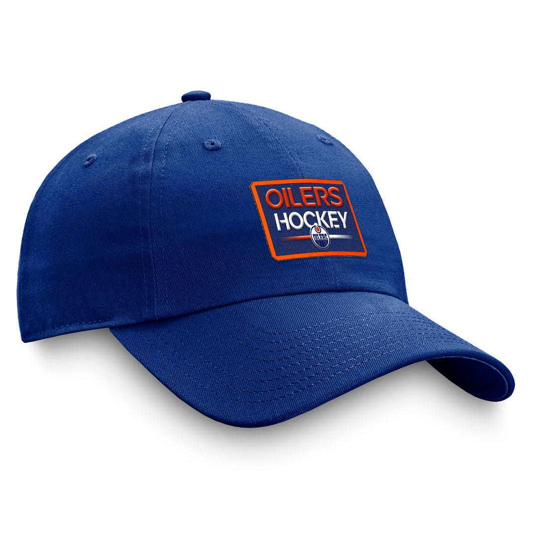 Edmonton Oilers Fanatics Blue & Orange Authentic Pro Prime Adjustable Hat