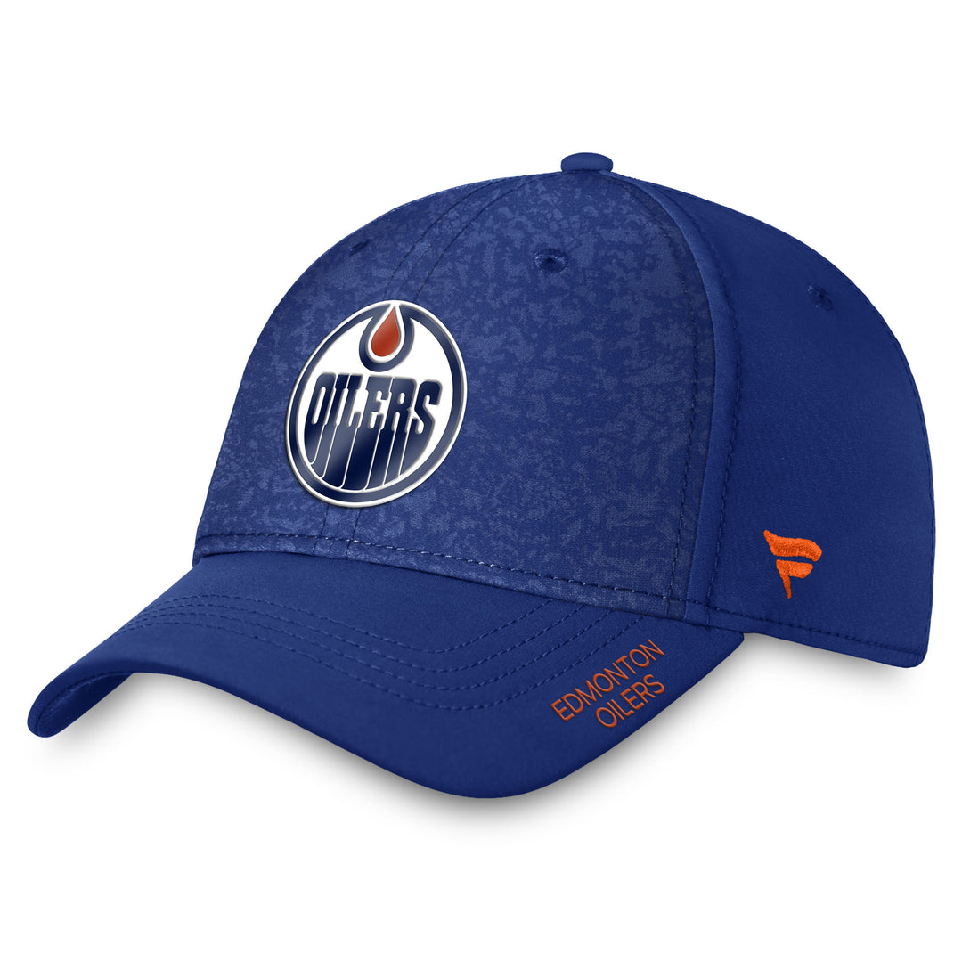 Edmonton Oilers Fanatics Blue Authentic Pro Rink Flex Hat