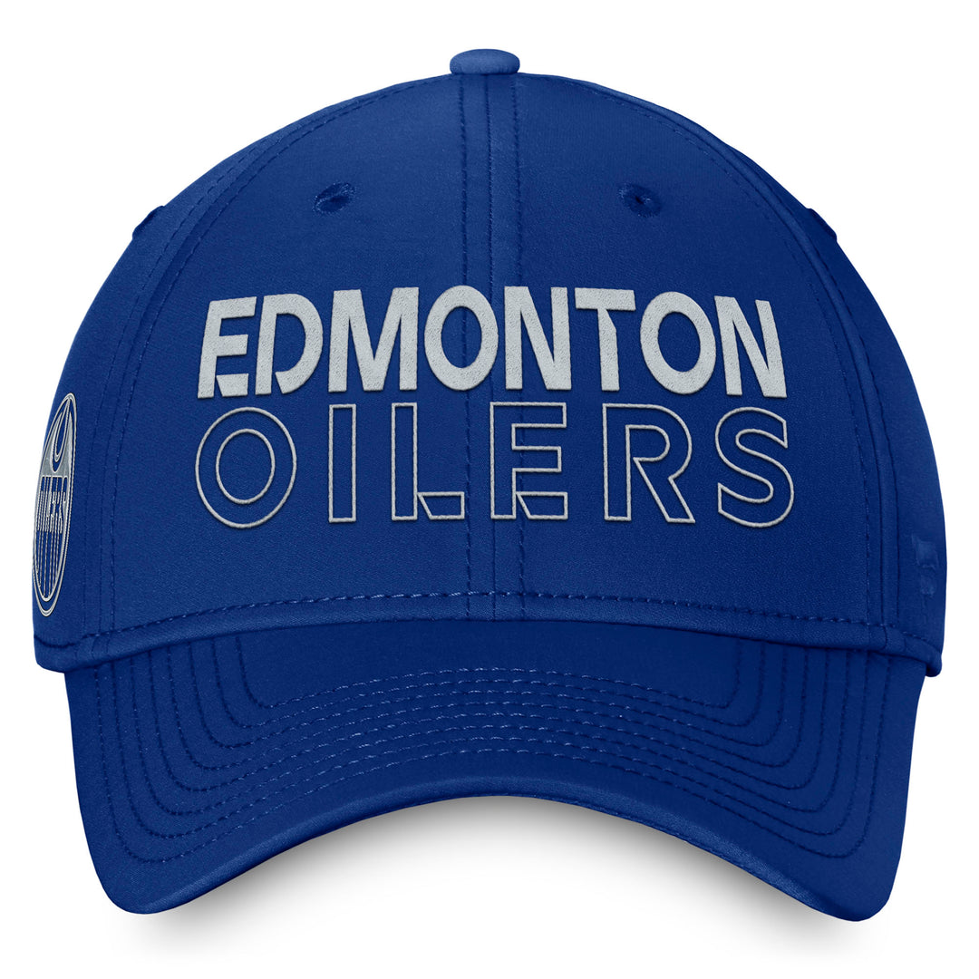 Edmonton Oilers Fanatics Blue Authentic Pro Road 2 Flex Hat