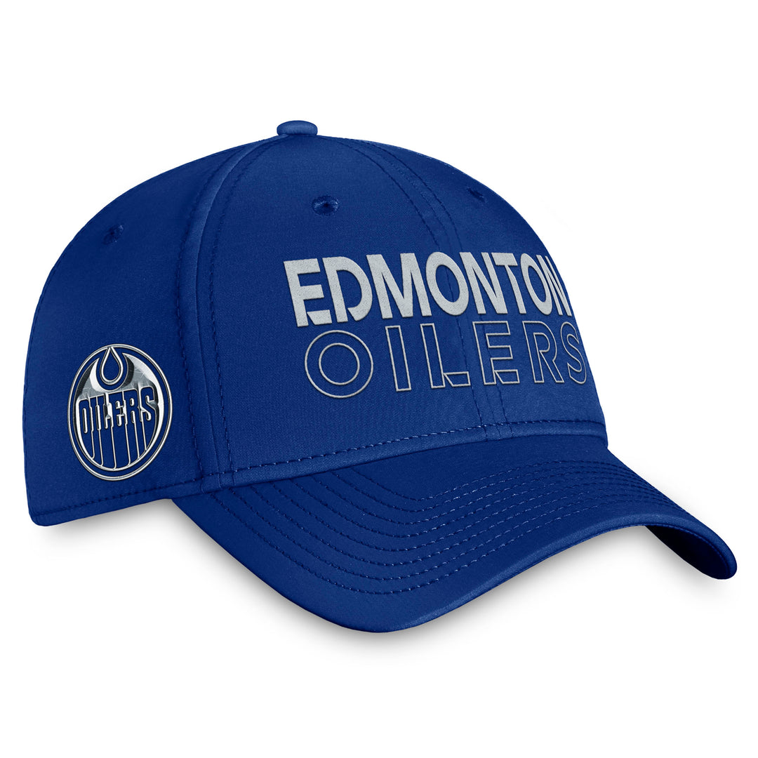 Edmonton Oilers Fanatics Blue Authentic Pro Road 2 Flex Hat