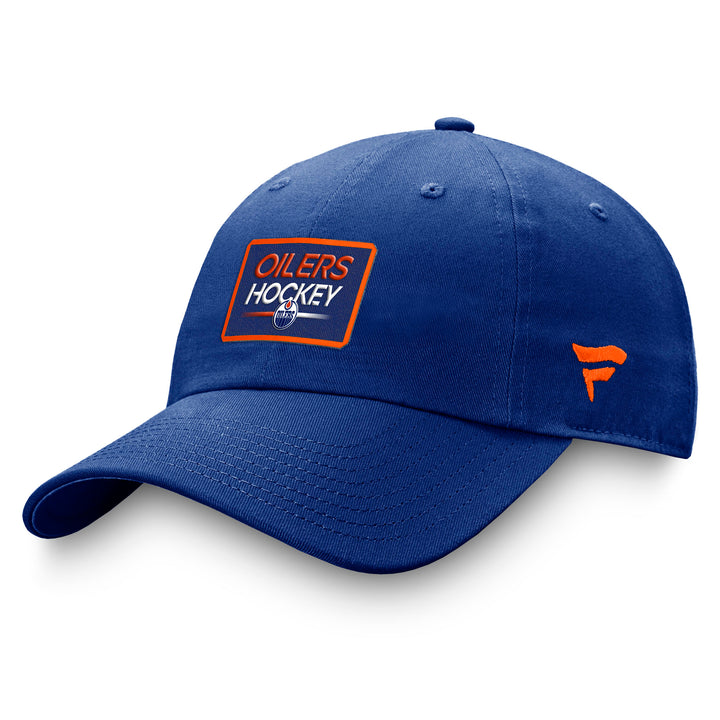 Edmonton Oilers Women's Fanatics Blue Authentic Pro Adjustable Hat