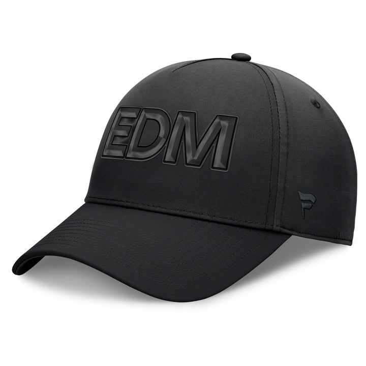 Edmonton Oilers Fanatics Black 2025-26 Authentic Pro Road 4 Flex Hat