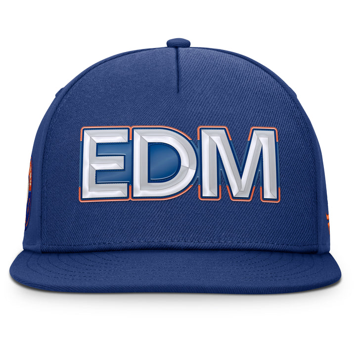 Edmonton Oilers Fanatics Blue 2025-26 Authentic Pro Alternate Rink 8 Snapback Hat