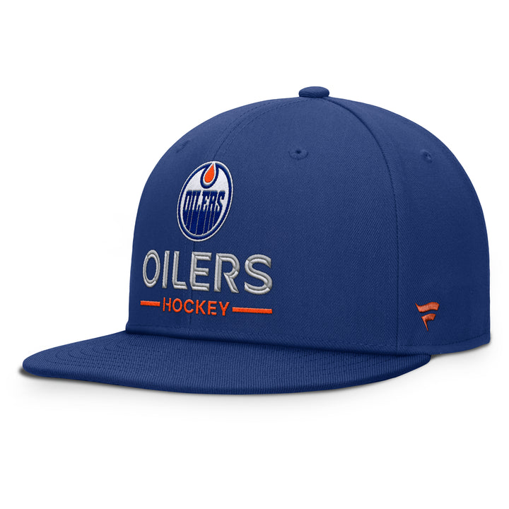 Edmonton Oilers Fanatics Blue 2025-26 Authentic Pro Rink 3 Snapback Hat