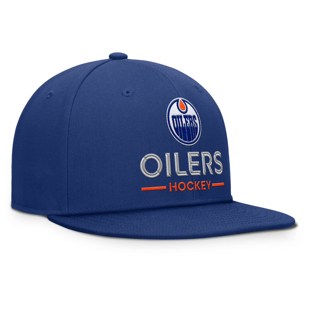 Edmonton Oilers Fanatics Blue 2025-26 Authentic Pro Rink 3 Snapback Hat