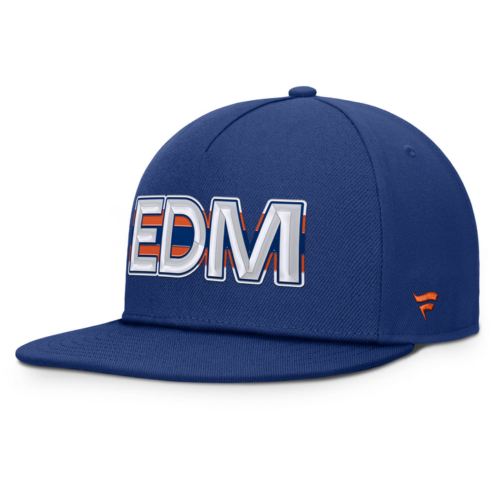 Edmonton Oilers Fanatics Blue 2025-26 Authentic Pro Rink 8 Snapback Hat