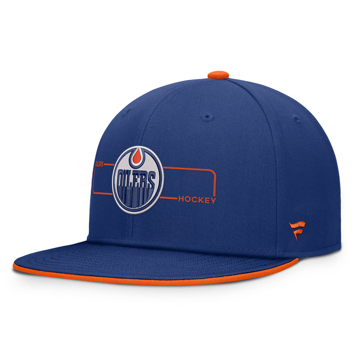 Edmonton Oilers Fanatics Blue 2026-27 Authentic Pro Rink Snapback Hat