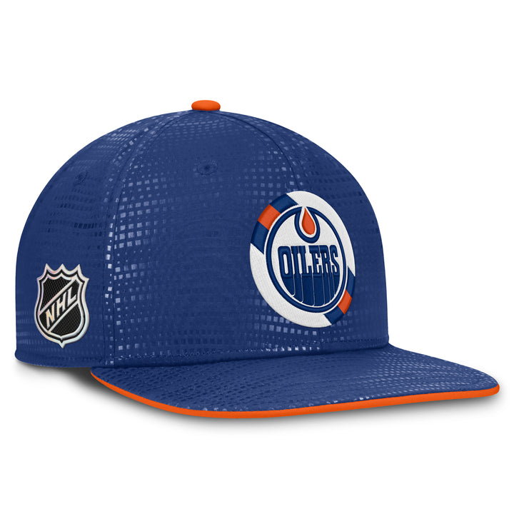 Edmonton Oilers Fanatics Blue 2026-27 Authentic Pro Rink Square Visor Snapback Hat