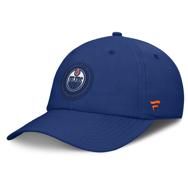 Edmonton Oilers Fanatics Blue 2026-27 Authentic Pro Train Unstructured Adjustable Hat