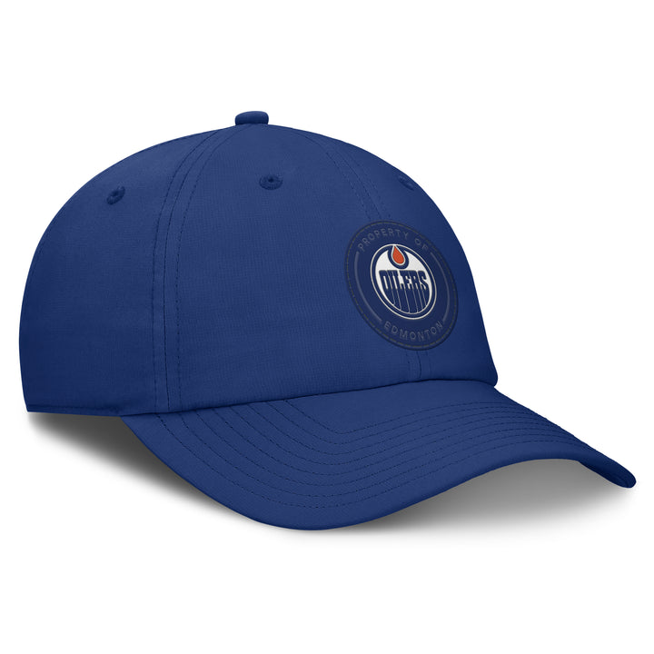 Edmonton Oilers Fanatics Blue 2026-27 Authentic Pro Train Unstructured Adjustable Hat