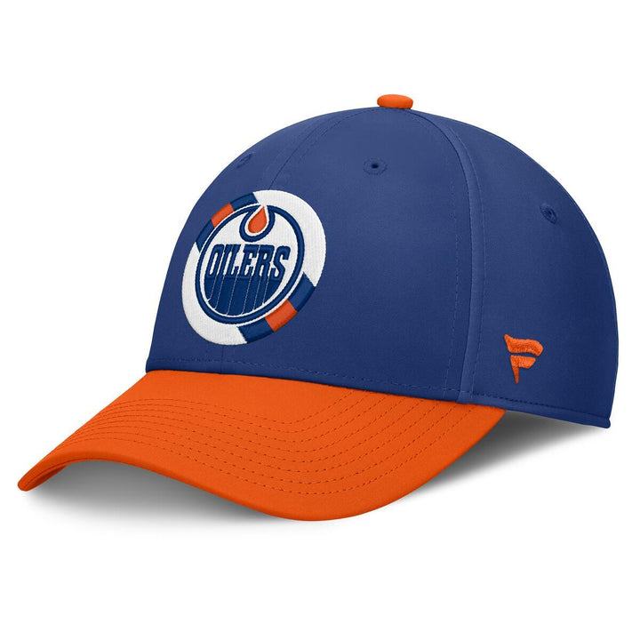 Edmonton Oilers Fanatics Blue 2026 NHL Draft Authentic Pro Flex Hat