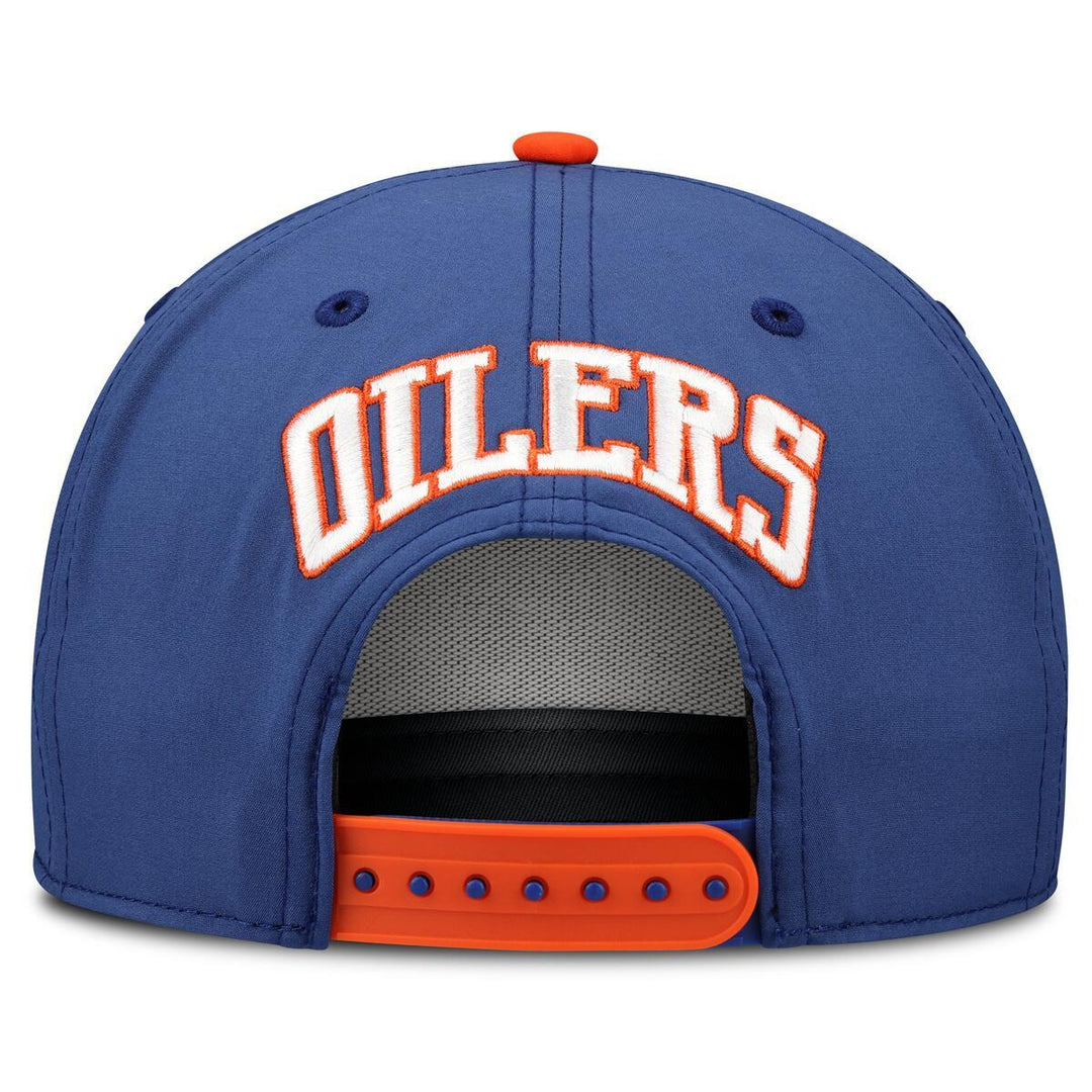 Edmonton Oilers Fanatics Blue 2026 NHL Draft Pro Podium On Stage Snapback Hat