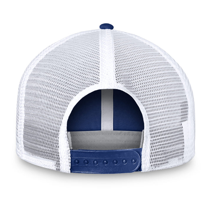 Edmonton Oilers Fanatics Blue Free Kick Trucker Snapback Hat