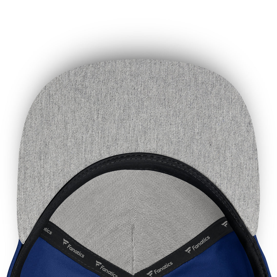 Edmonton Oilers Fanatics Blue Velo Flatbrim Snapback Hat