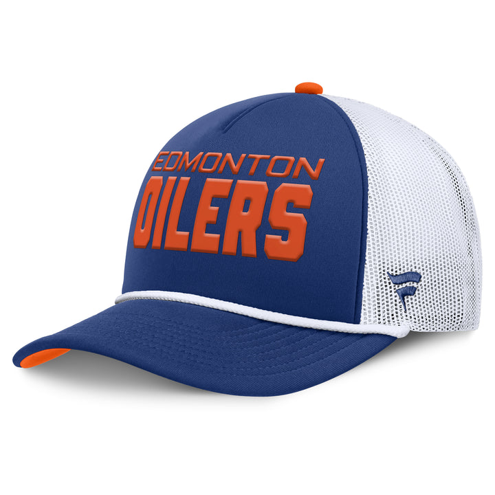 Edmonton Oilers Fanatics Blue 2025-26 Authentic Pro Rink 10 Foam Trucker Snapback Hat