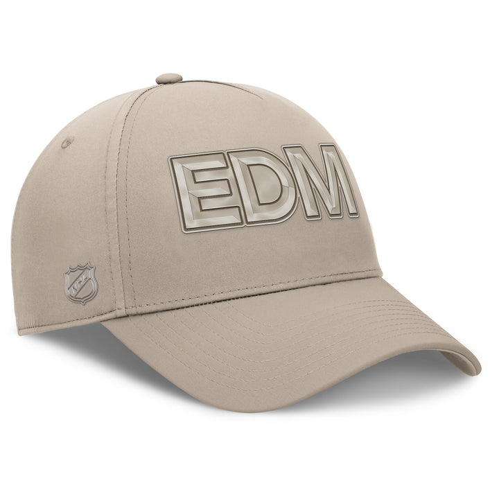 Edmonton Oilers Fanatics Cream 2025-26 Authentic Pro Road 4 Flex Hat