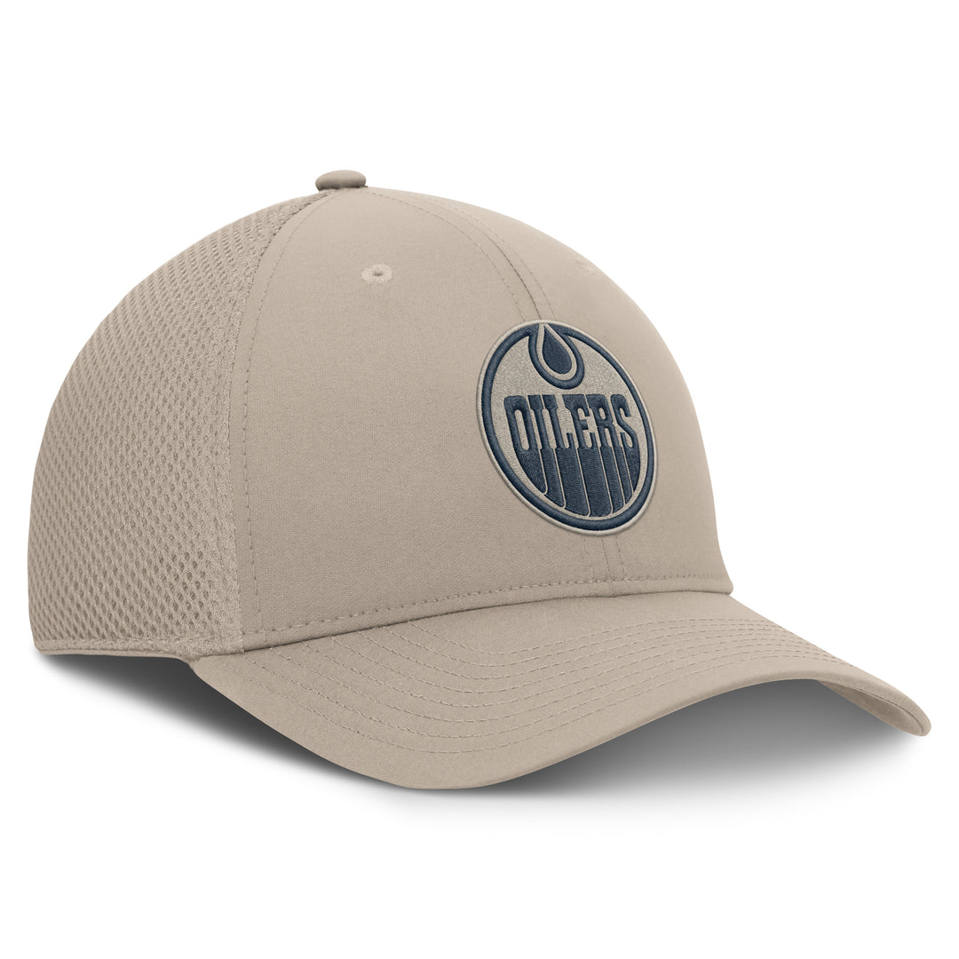 Edmonton Oilers Fanatics Cream 2026-27 Authentic Pro Road Flex Hat
