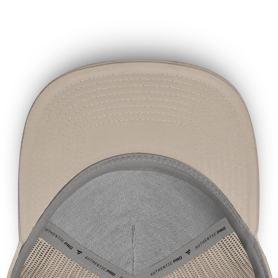 Edmonton Oilers Fanatics Cream 2026-27 Authentic Pro Road Utopia A-Frame Snapback Hat