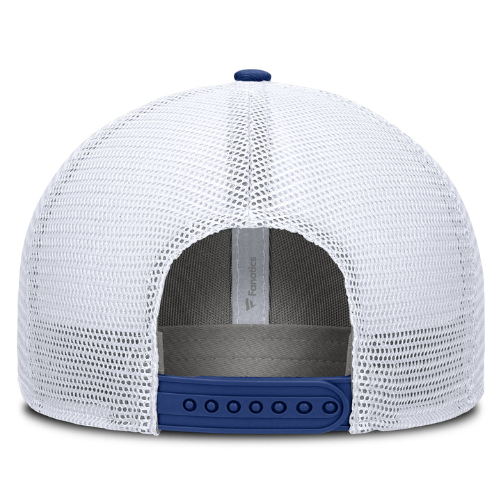 Edmonton Oilers Fanatics Cream & White Reveal Mesh Snapback Hat