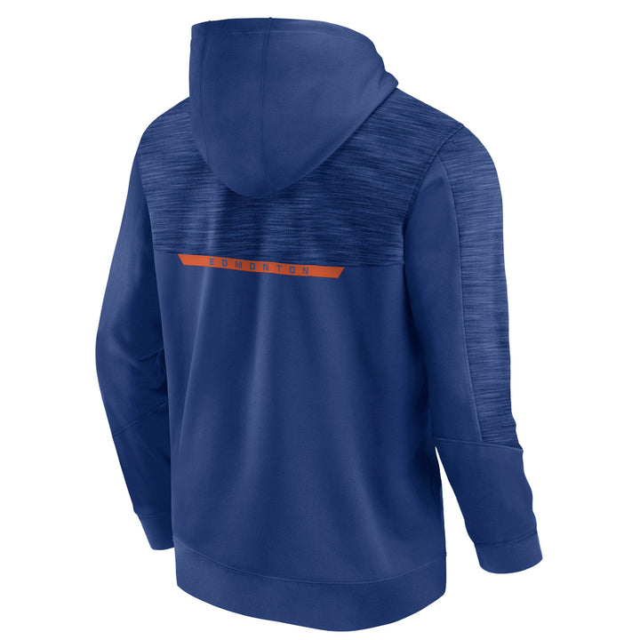 Edmonton Oilers Fanatics Blue Fan Pullover Hoodie